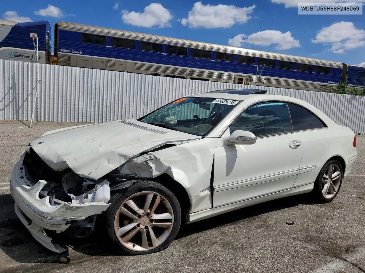 2008 Mercedes-Benz Clk 350 VIN: WDBTJ56H88F248069 Lot: 50835346