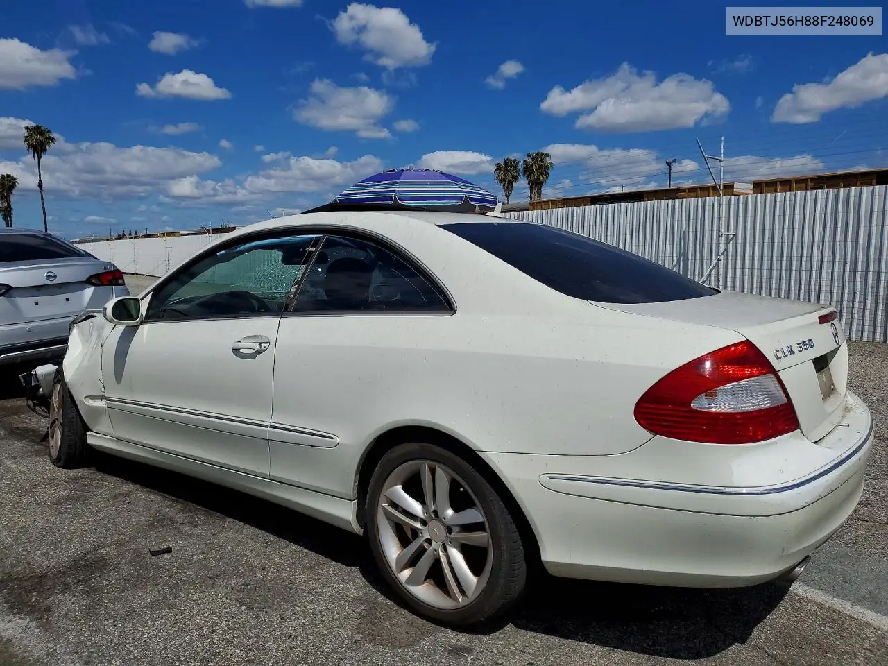 2008 Mercedes-Benz Clk 350 VIN: WDBTJ56H88F248069 Lot: 50835346