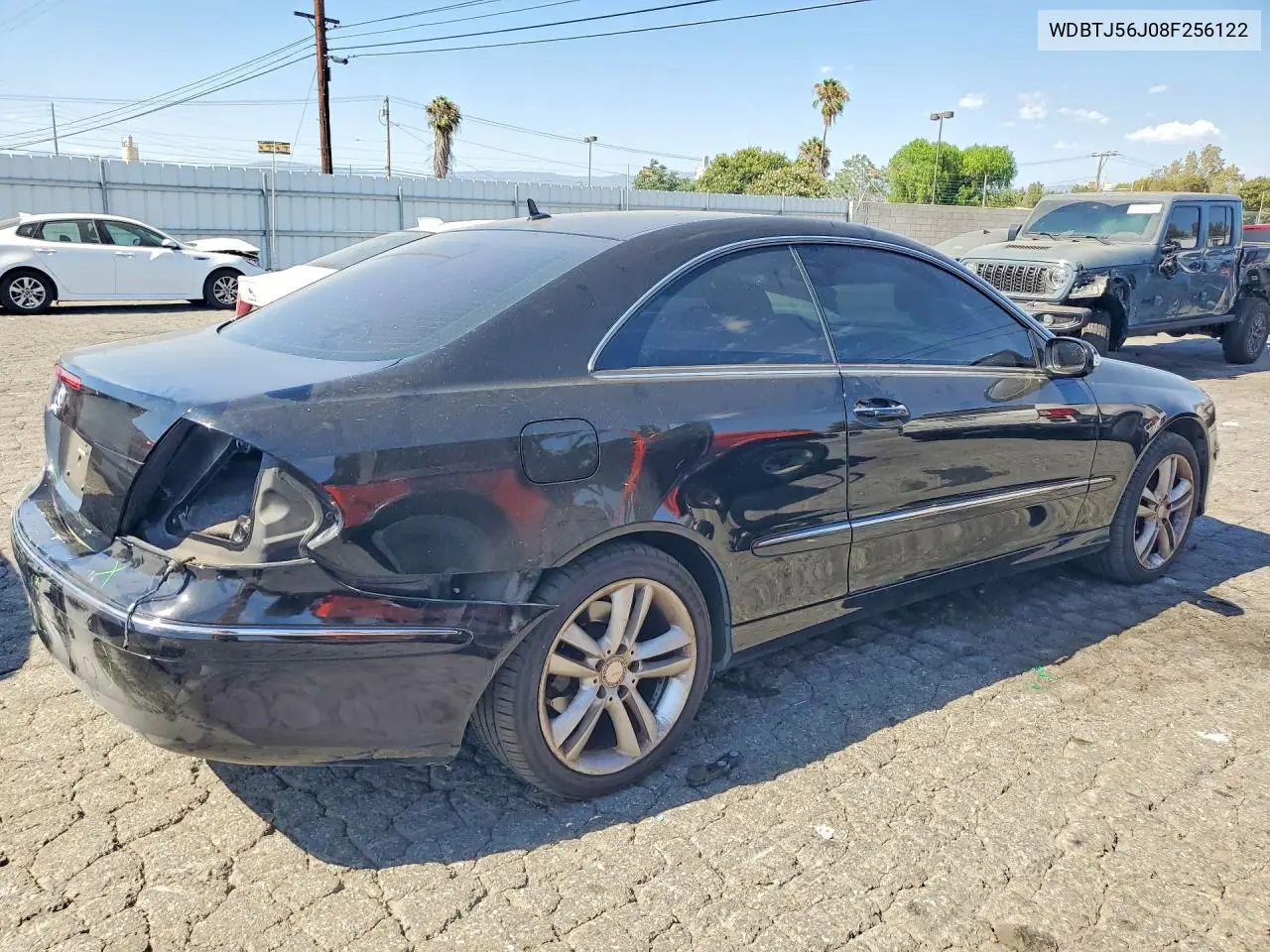 2008 Mercedes-Benz Clk 350 VIN: WDBTJ56J08F256122 Lot: 57206866
