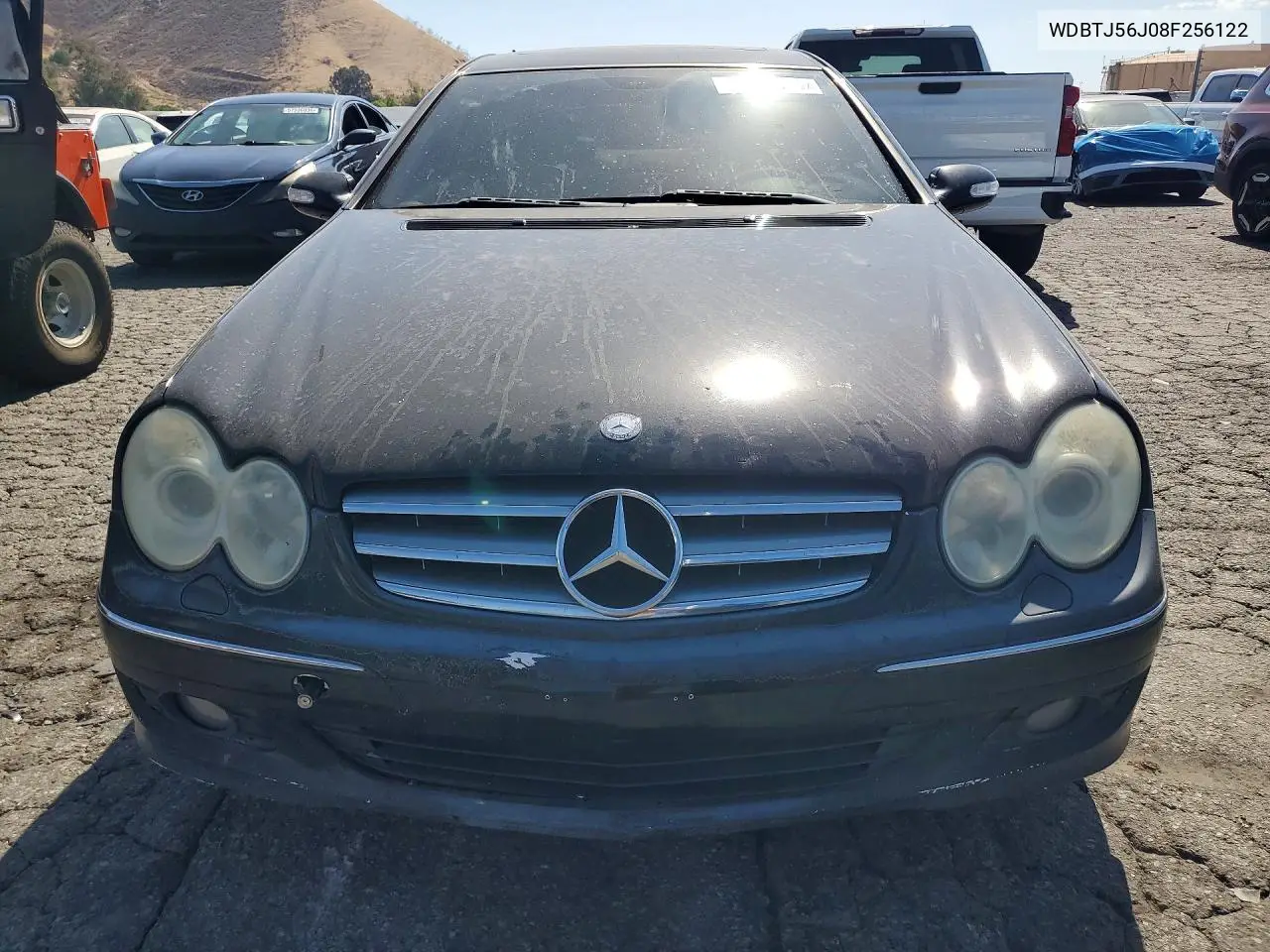 2008 Mercedes-Benz Clk 350 VIN: WDBTJ56J08F256122 Lot: 57206866