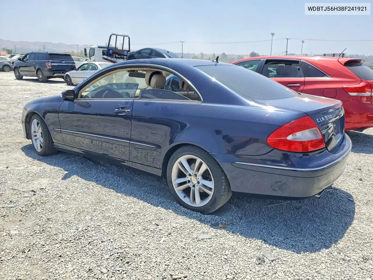 2008 Mercedes-Benz Clk 350 VIN: WDBTJ56H38F241921 Lot: 58136036