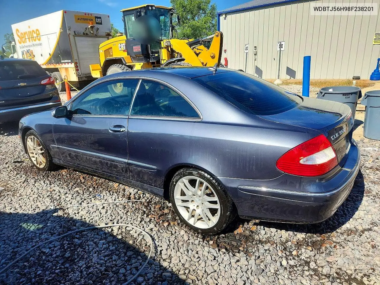 2008 Mercedes-Benz Clk 350 VIN: WDBTJ56H98F238201 Lot: 58364436