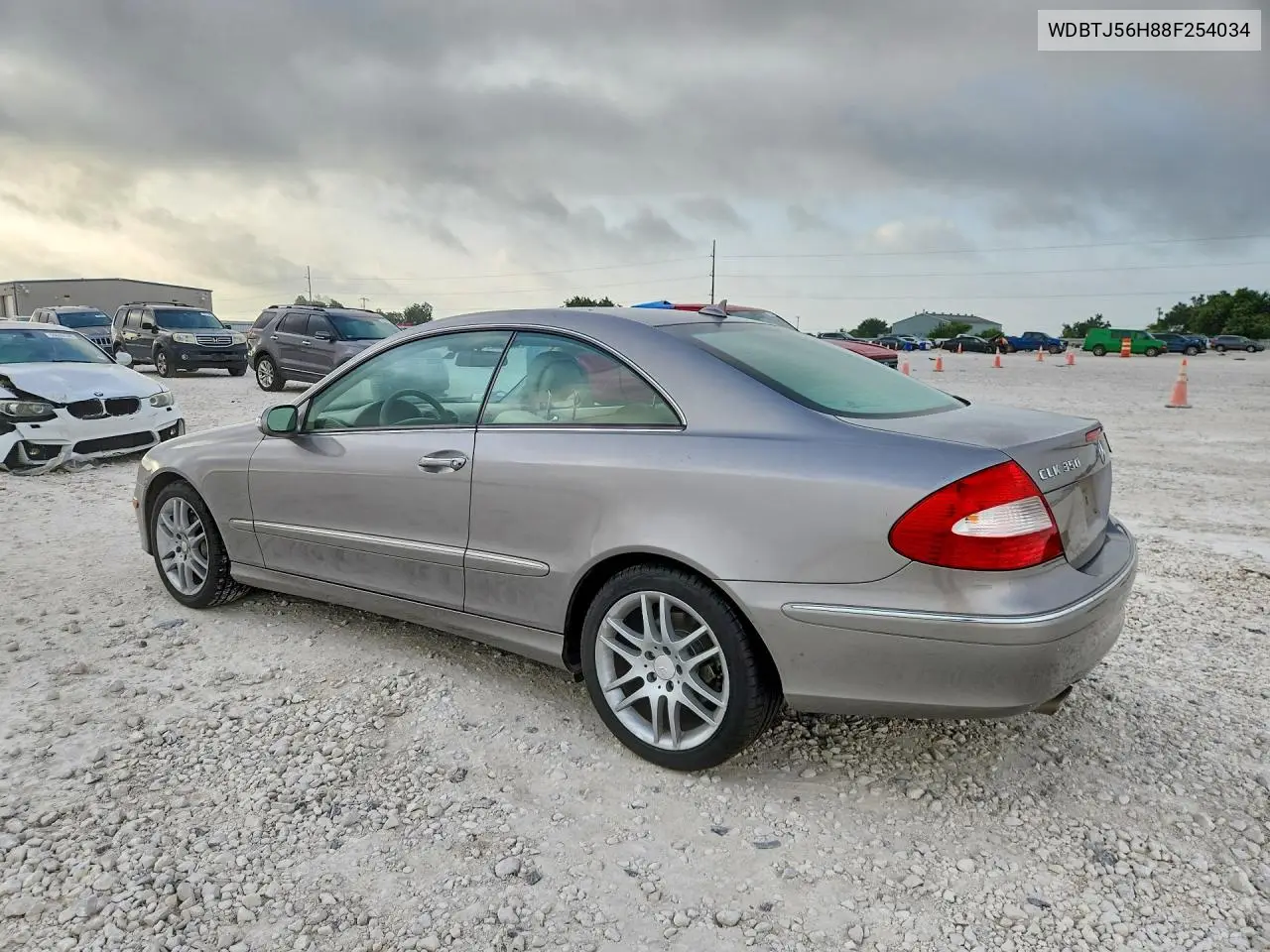 2008 Mercedes-Benz Clk 350 VIN: WDBTJ56H88F254034 Lot: 58881856
