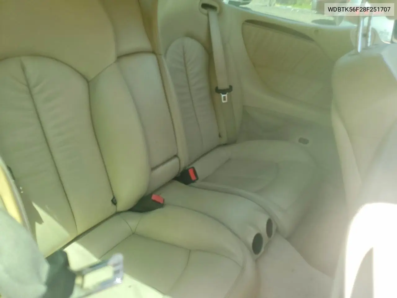2008 Mercedes-Benz Clk 350 VIN: WDBTK56F28F251707 Lot: 59348656