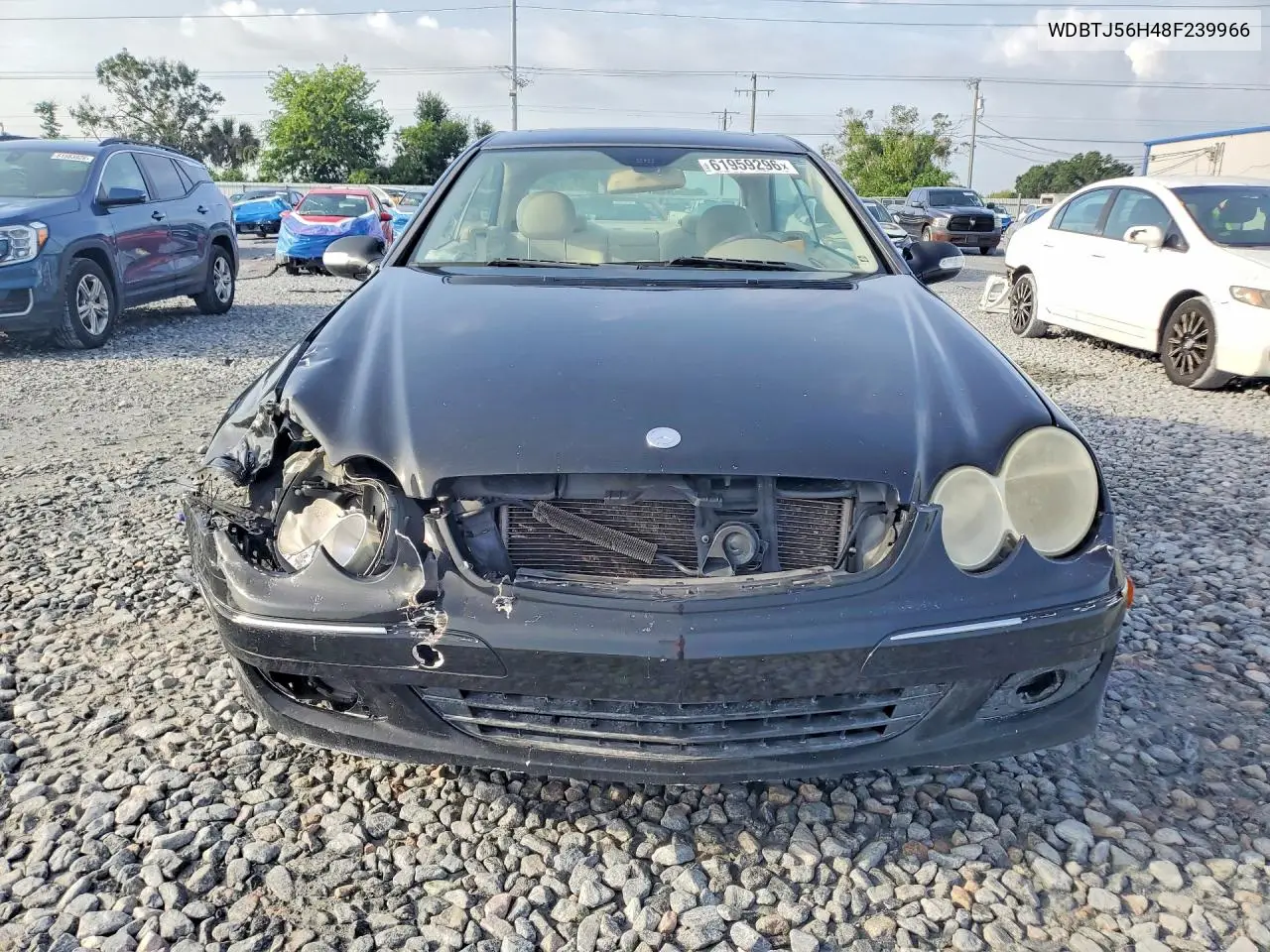 2008 Mercedes-Benz Clk 350 VIN: WDBTJ56H48F239966 Lot: 61959296