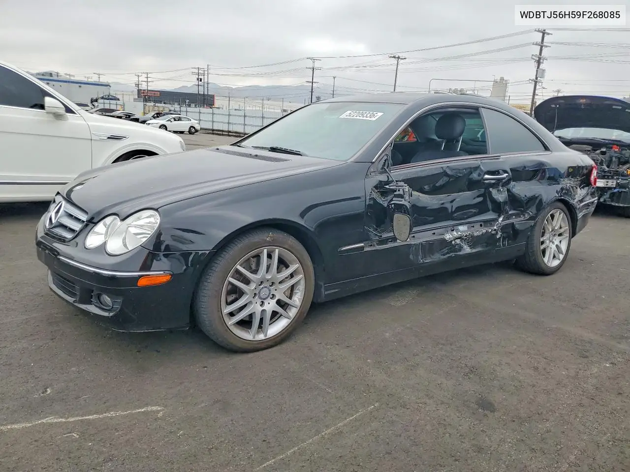 2009 Mercedes-Benz Clk 350 VIN: WDBTJ56H59F268085 Lot: 52209336