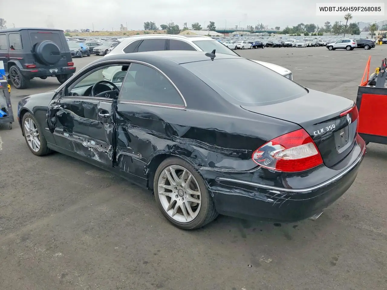 2009 Mercedes-Benz Clk 350 VIN: WDBTJ56H59F268085 Lot: 52209336