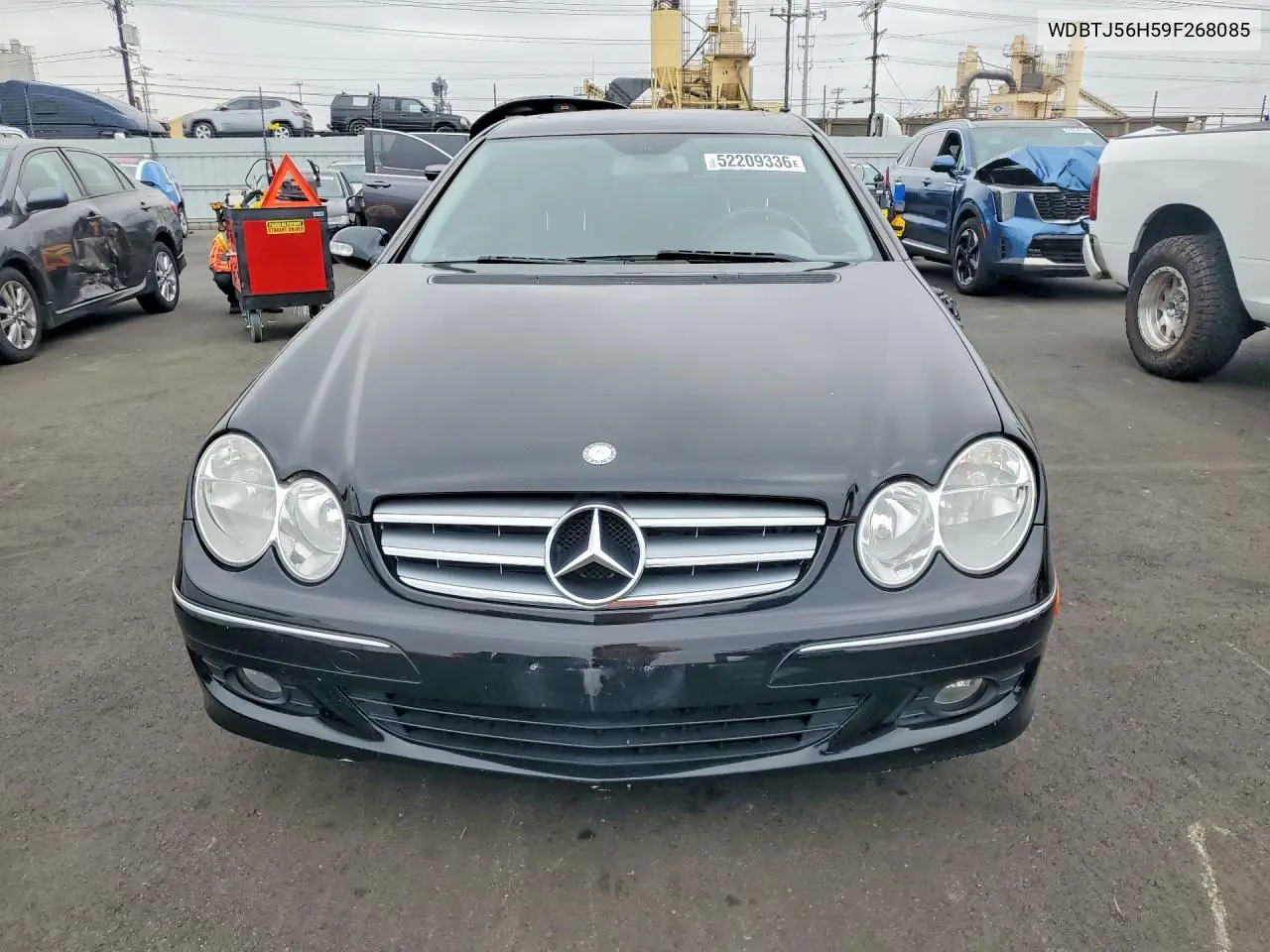2009 Mercedes-Benz Clk 350 VIN: WDBTJ56H59F268085 Lot: 52209336