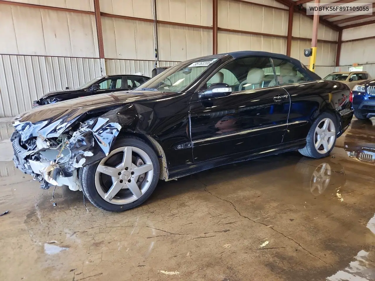 2009 Mercedes-Benz Clk 350 VIN: WDBTK56F89T105055 Lot: 55763206