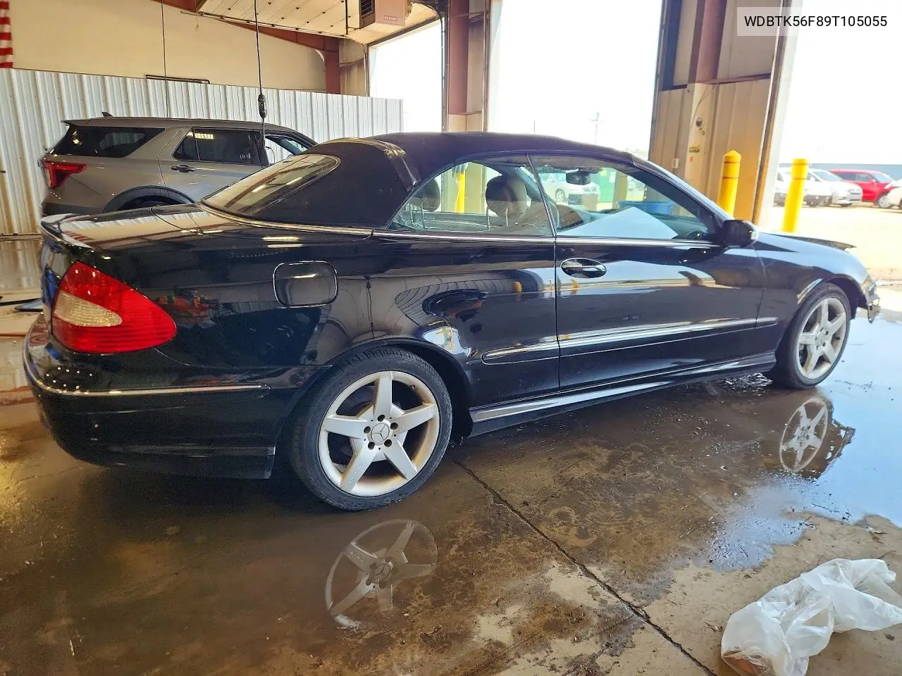 2009 Mercedes-Benz Clk 350 VIN: WDBTK56F89T105055 Lot: 55763206