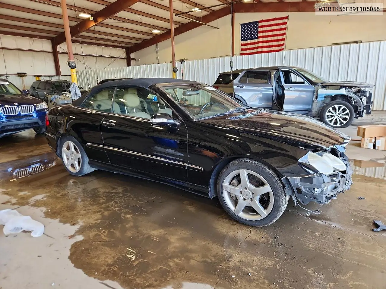 2009 Mercedes-Benz Clk 350 VIN: WDBTK56F89T105055 Lot: 55763206