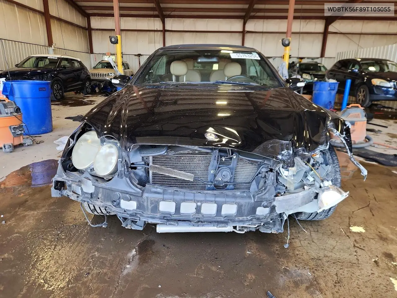 2009 Mercedes-Benz Clk 350 VIN: WDBTK56F89T105055 Lot: 55763206