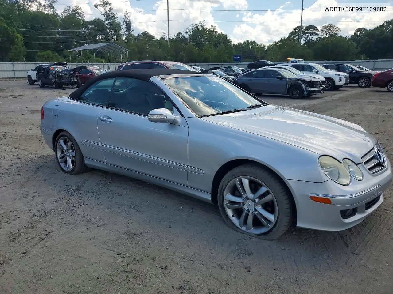 2009 Mercedes-Benz Clk 350 VIN: WDBTK56F99T109602 Lot: 56771416