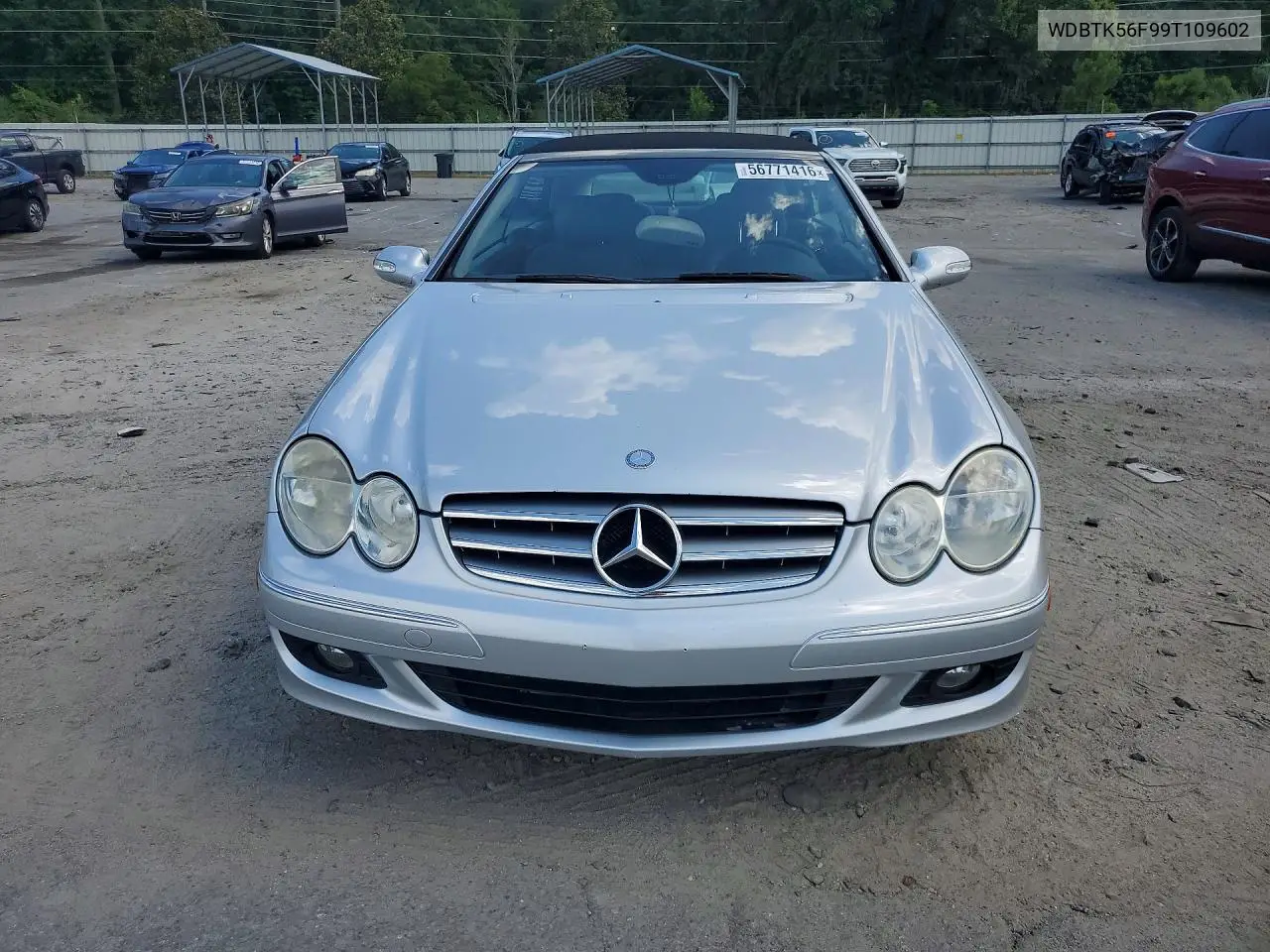 2009 Mercedes-Benz Clk 350 VIN: WDBTK56F99T109602 Lot: 56771416