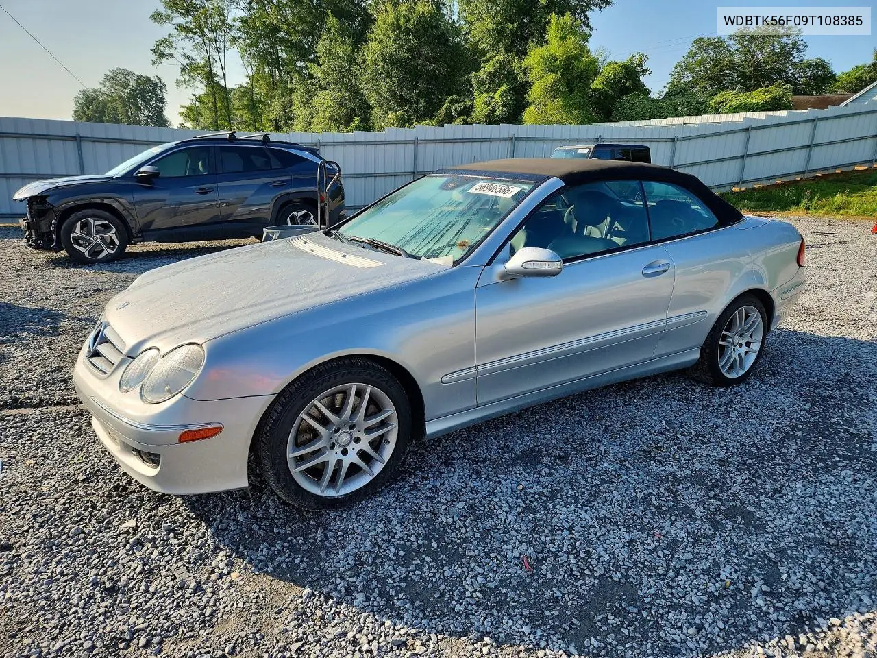 2009 Mercedes-Benz Clk 350 VIN: WDBTK56F09T108385 Lot: 56946586