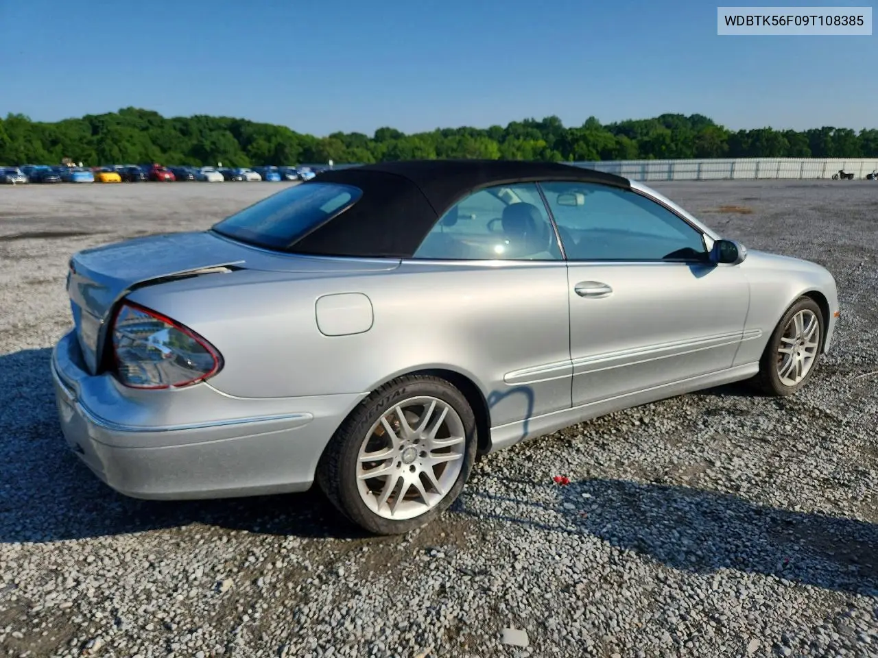 2009 Mercedes-Benz Clk 350 VIN: WDBTK56F09T108385 Lot: 56946586