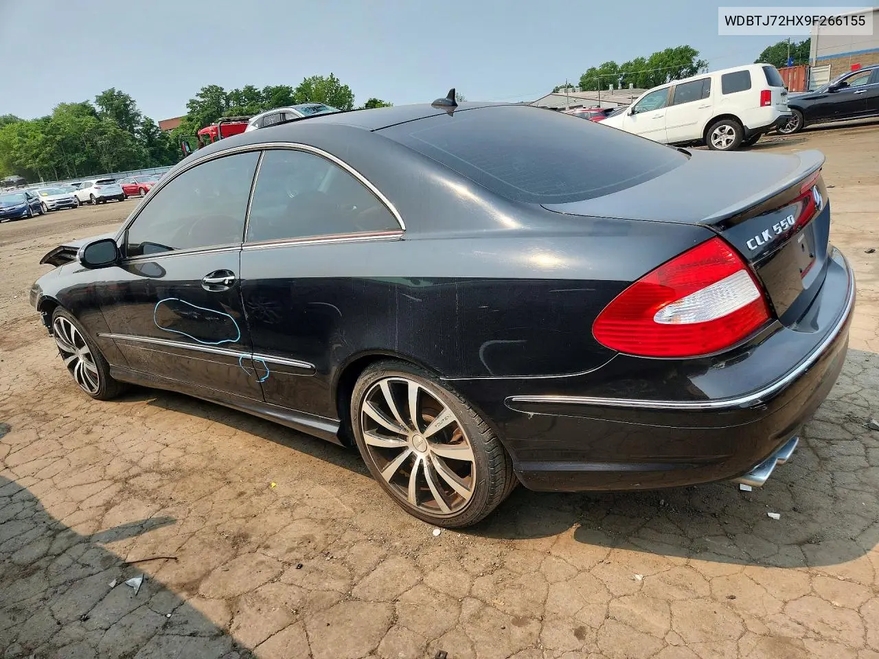 2009 Mercedes-Benz Clk 550 VIN: WDBTJ72HX9F266155 Lot: 58219196