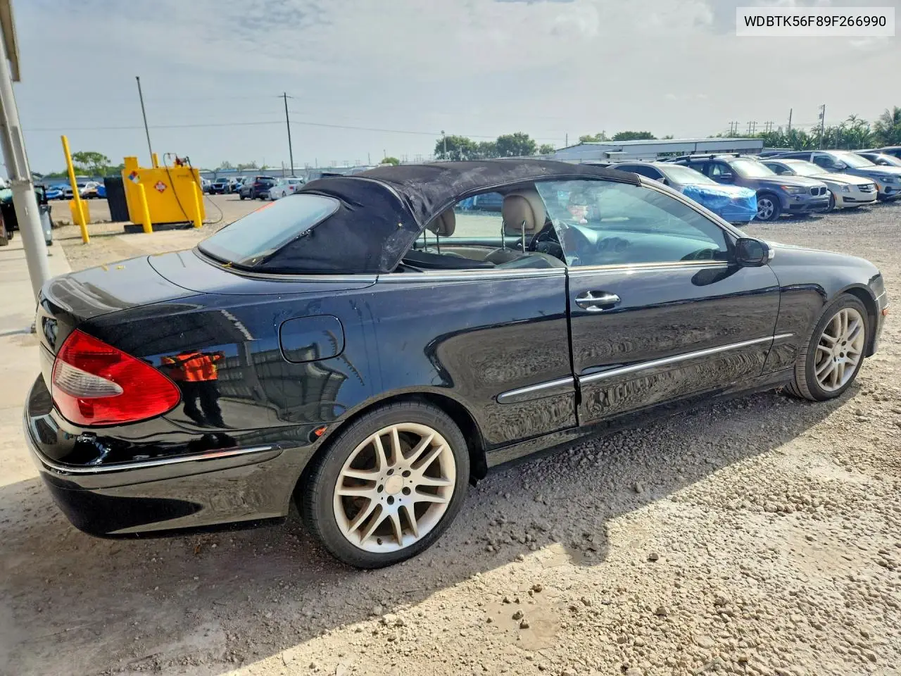 2009 Mercedes-Benz Clk 350 VIN: WDBTK56F89F266990 Lot: 61240806