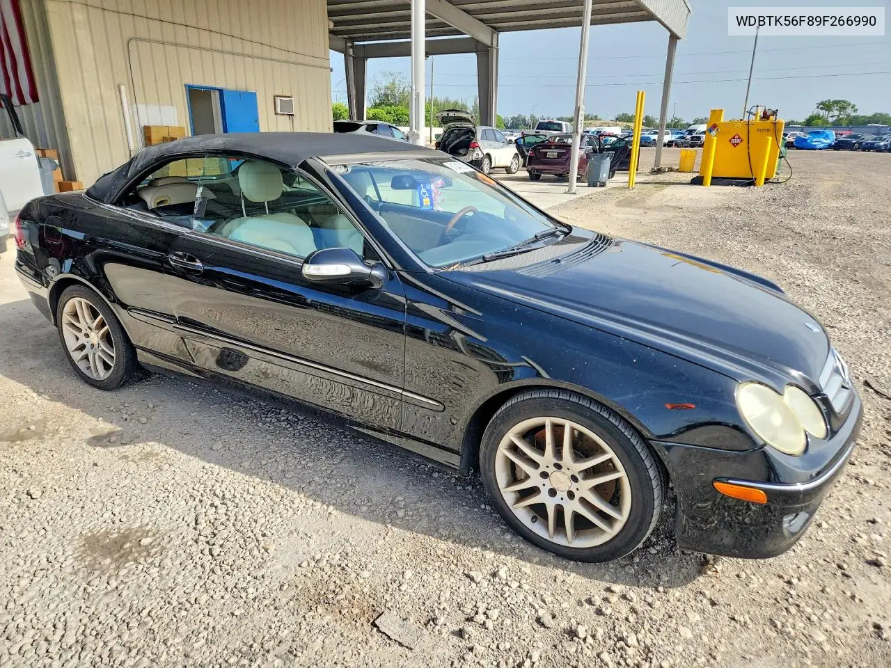 2009 Mercedes-Benz Clk 350 VIN: WDBTK56F89F266990 Lot: 61240806
