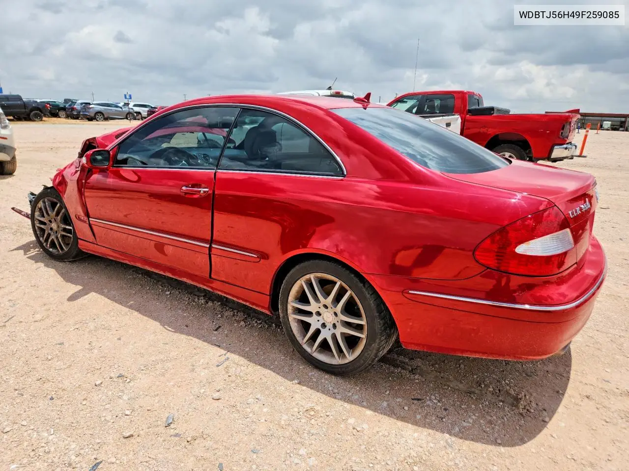 2009 Mercedes-Benz Clk 350 VIN: WDBTJ56H49F259085 Lot: 61587906