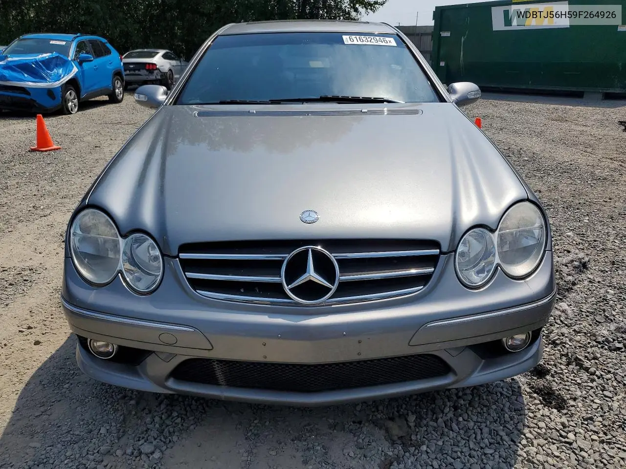 2009 Mercedes-Benz Clk 350 VIN: WDBTJ56H59F264926 Lot: 61632946