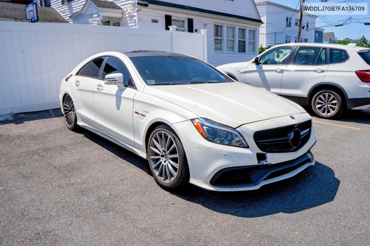 2015 Mercedes-Benz Cls 63 Amg S-Model VIN: WDDLJ7GB7FA136709 Lot: 60723036