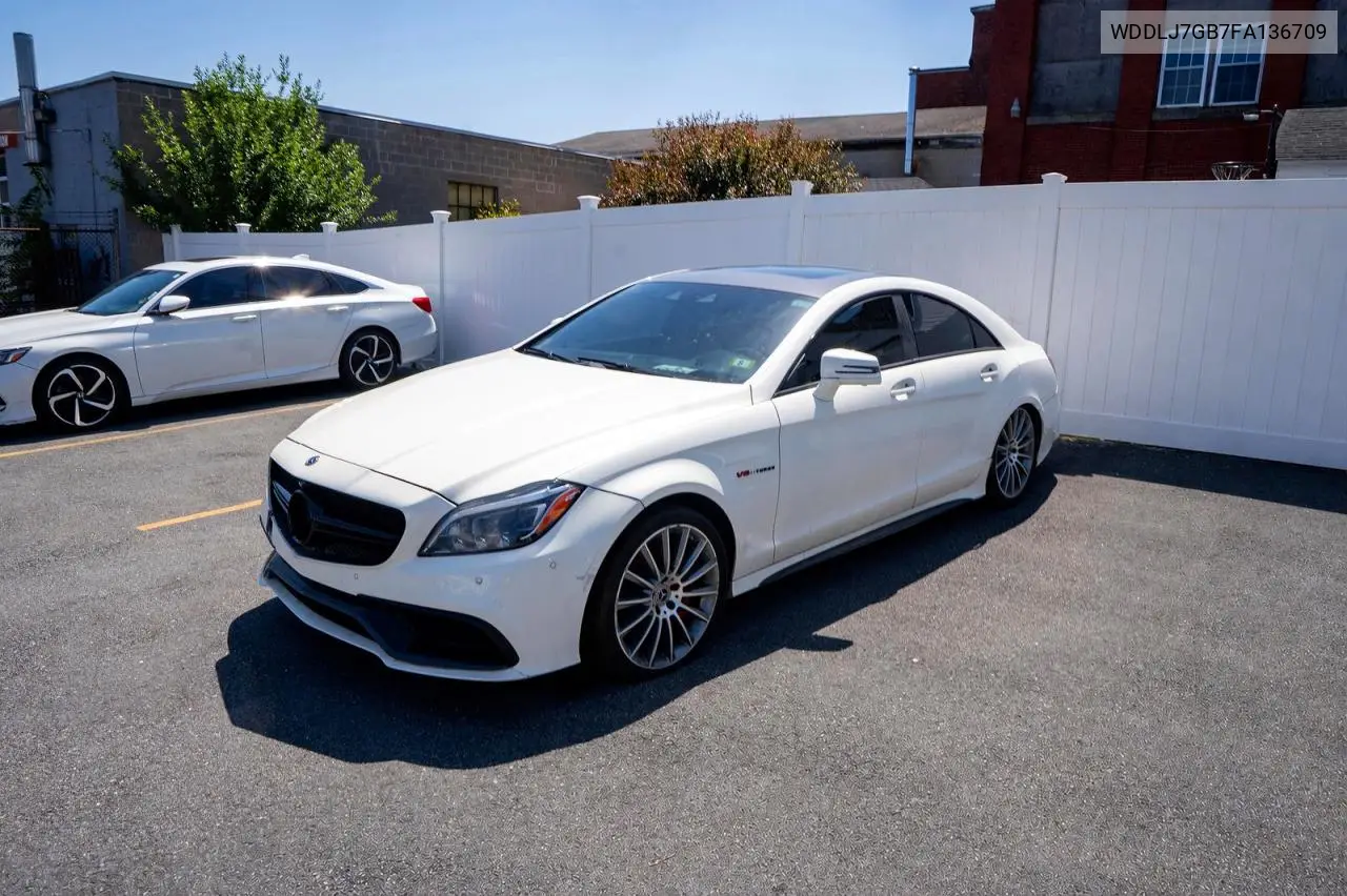 2015 Mercedes-Benz Cls 63 Amg S-Model VIN: WDDLJ7GB7FA136709 Lot: 60723036