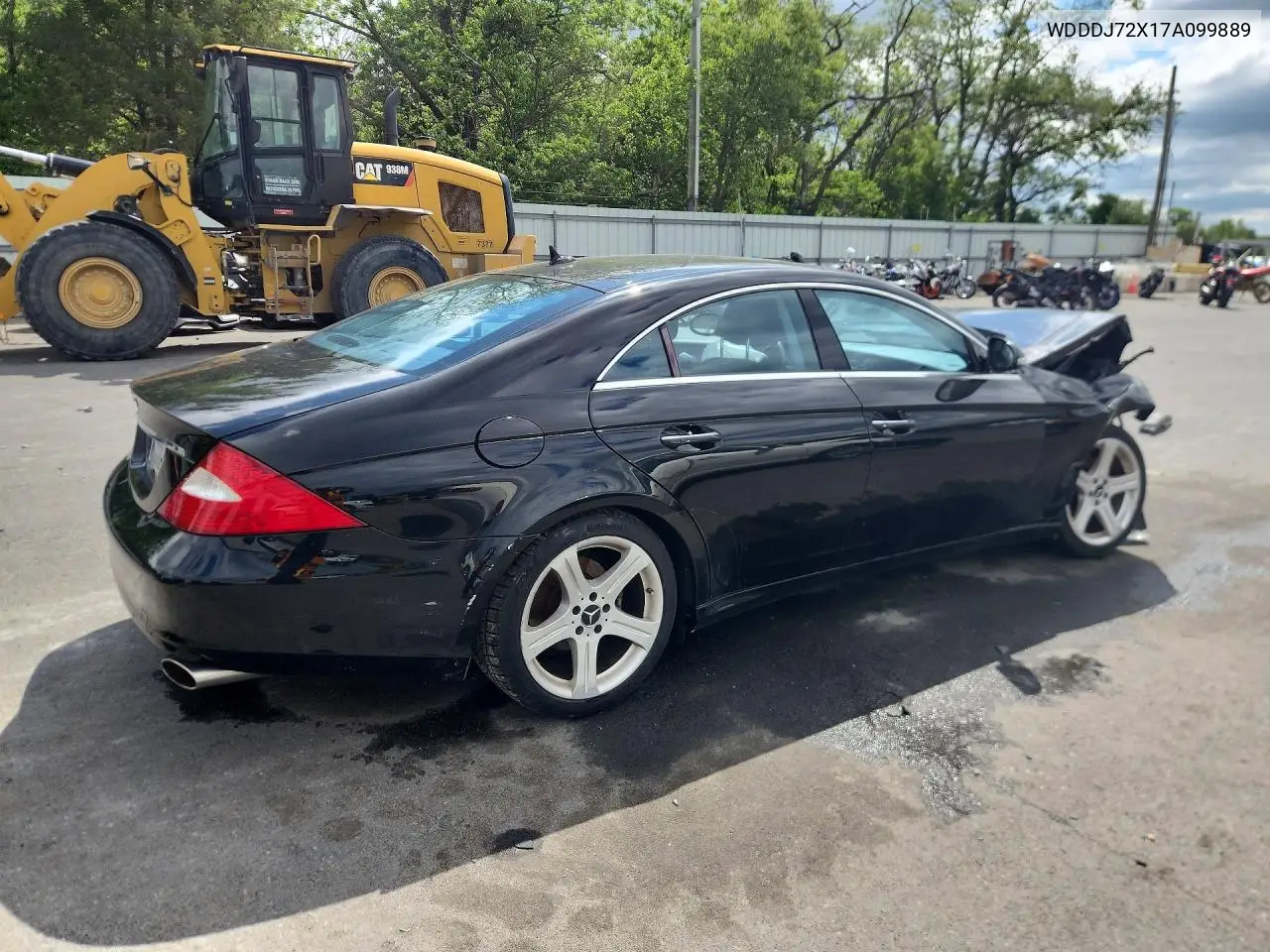 2007 Mercedes-Benz Cls 550 VIN: WDDDJ72X17A099889 Lot: 53574196