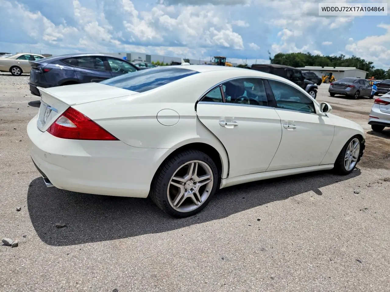 2007 Mercedes-Benz Cls 550 VIN: WDDDJ72X17A104864 Lot: 55559986