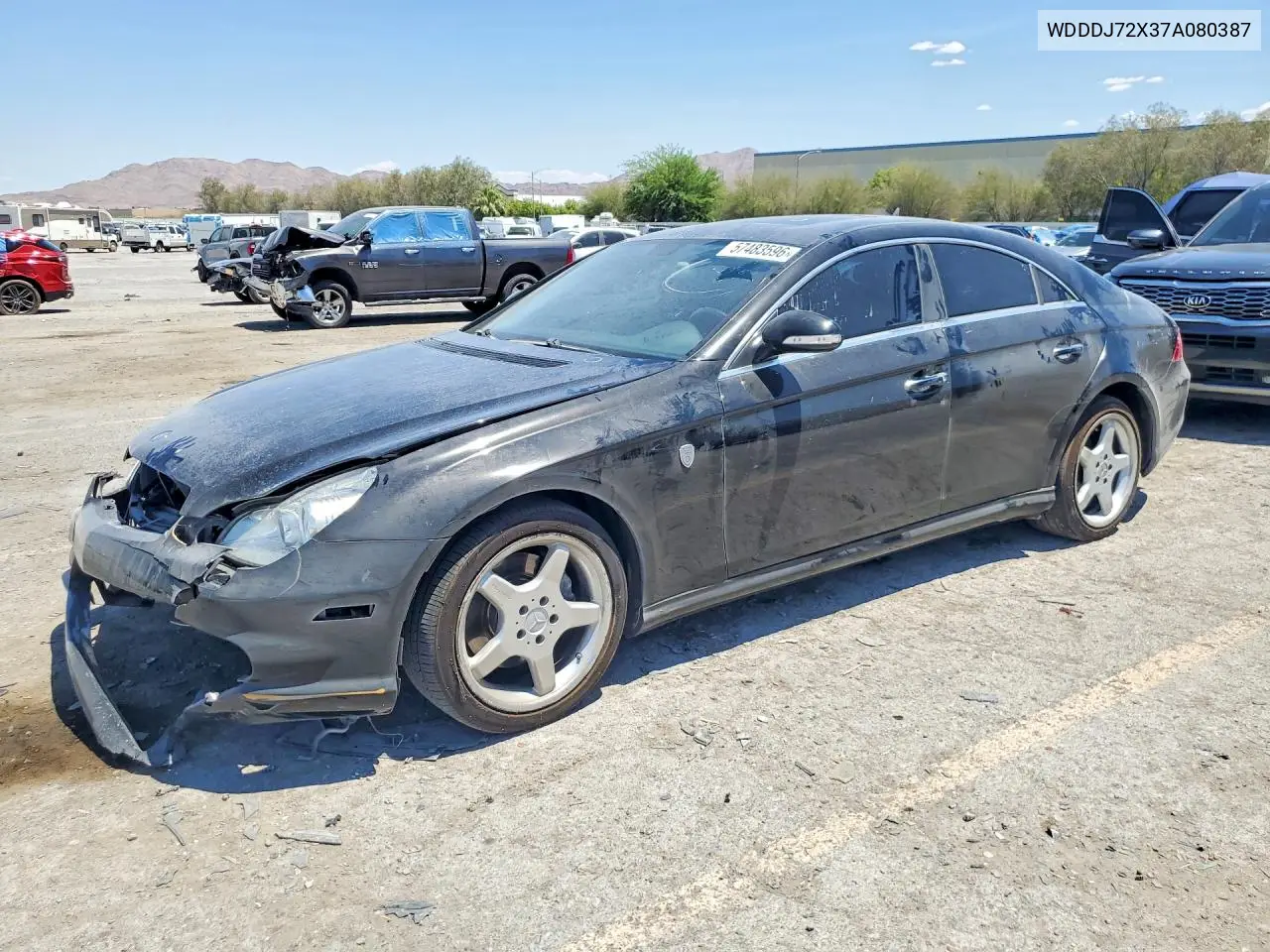 2007 Mercedes-Benz Cls 550 VIN: WDDDJ72X37A080387 Lot: 57483596