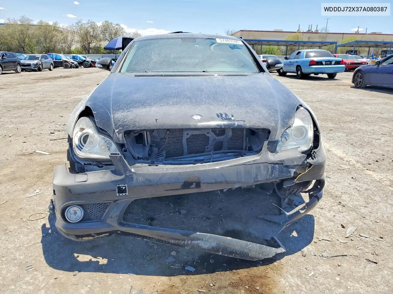 2007 Mercedes-Benz Cls 550 VIN: WDDDJ72X37A080387 Lot: 57483596