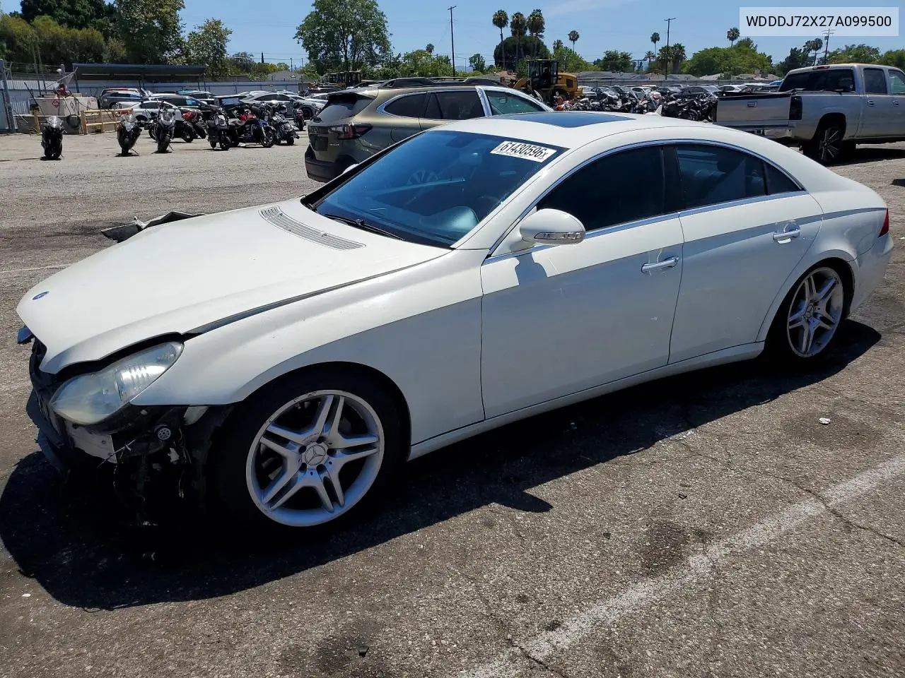 2007 Mercedes-Benz Cls 550 VIN: WDDDJ72X27A099500 Lot: 61430596