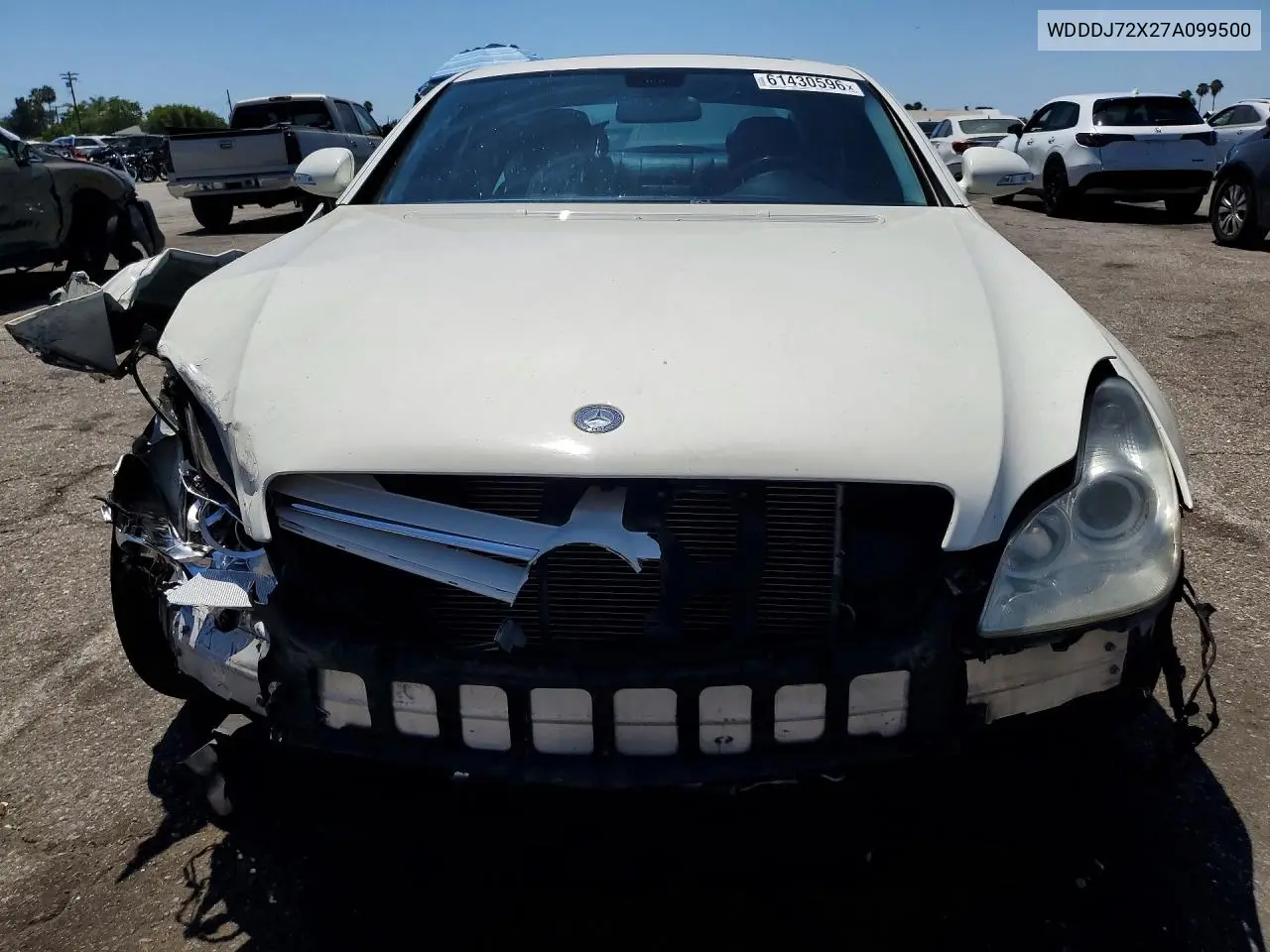 2007 Mercedes-Benz Cls 550 VIN: WDDDJ72X27A099500 Lot: 61430596