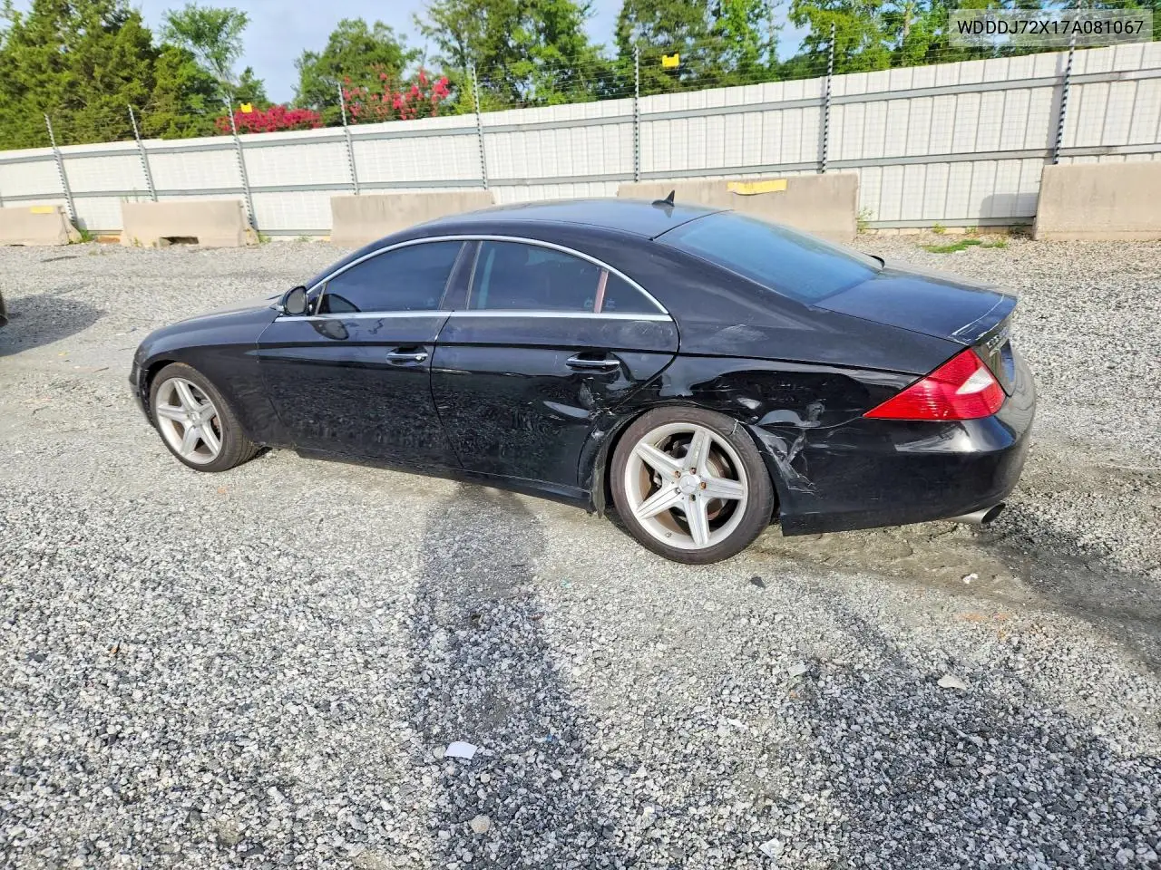 2007 Mercedes-Benz Cls 550 VIN: WDDDJ72X17A081067 Lot: 61963246