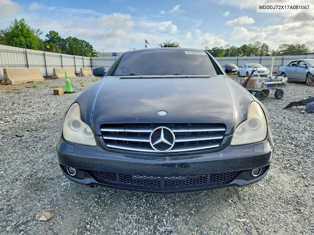 2007 Mercedes-Benz Cls 550 VIN: WDDDJ72X17A081067 Lot: 61963246
