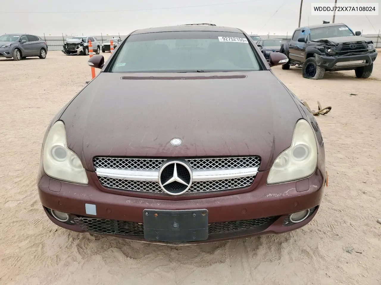 2007 Mercedes-Benz Cls 550 VIN: WDDDJ72XX7A108024 Lot: 92752155