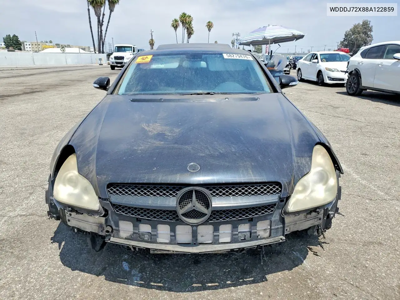 2008 Mercedes-Benz Cls 550 VIN: WDDDJ72X88A122859 Lot: 58279476