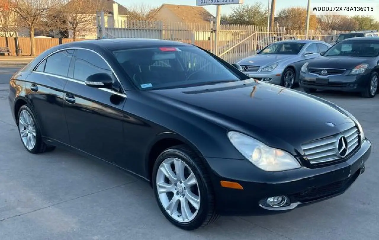 2008 Mercedes-Benz Cls 550 VIN: WDDDJ72X78A136915 Lot: 61785822