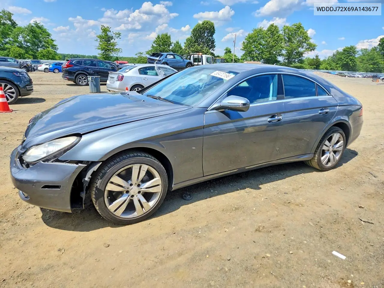2009 Mercedes-Benz Cls 550 VIN: WDDDJ72X69A143677 Lot: 58472196