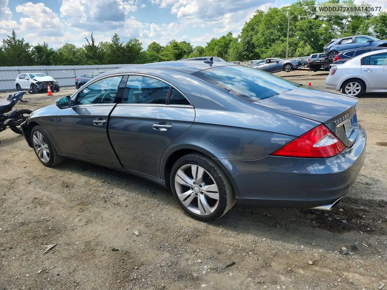 2009 Mercedes-Benz Cls 550 VIN: WDDDJ72X69A143677 Lot: 58472196
