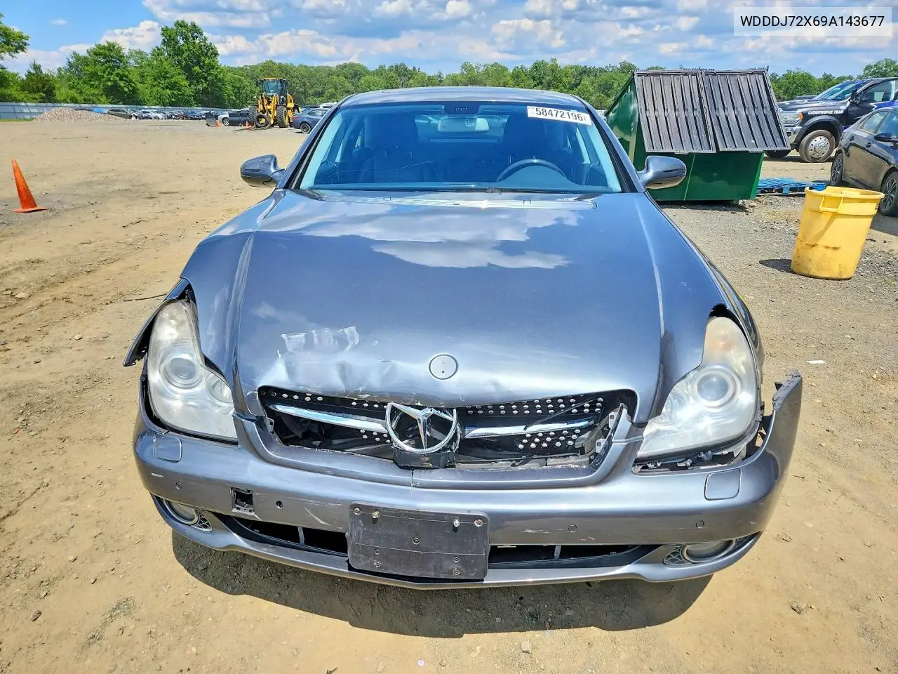 2009 Mercedes-Benz Cls 550 VIN: WDDDJ72X69A143677 Lot: 58472196