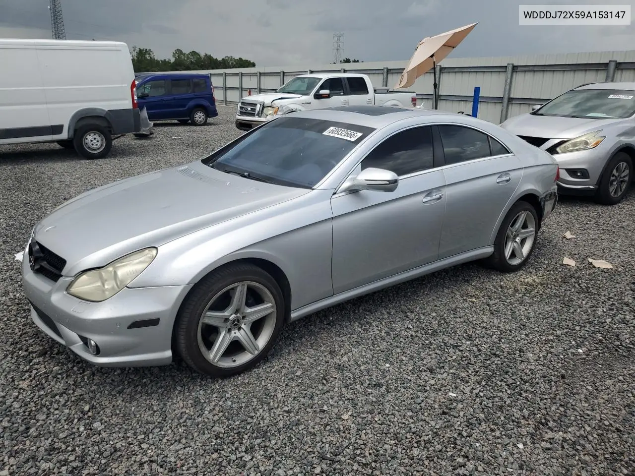 2009 Mercedes-Benz Cls 550 VIN: WDDDJ72X59A153147 Lot: 60932666