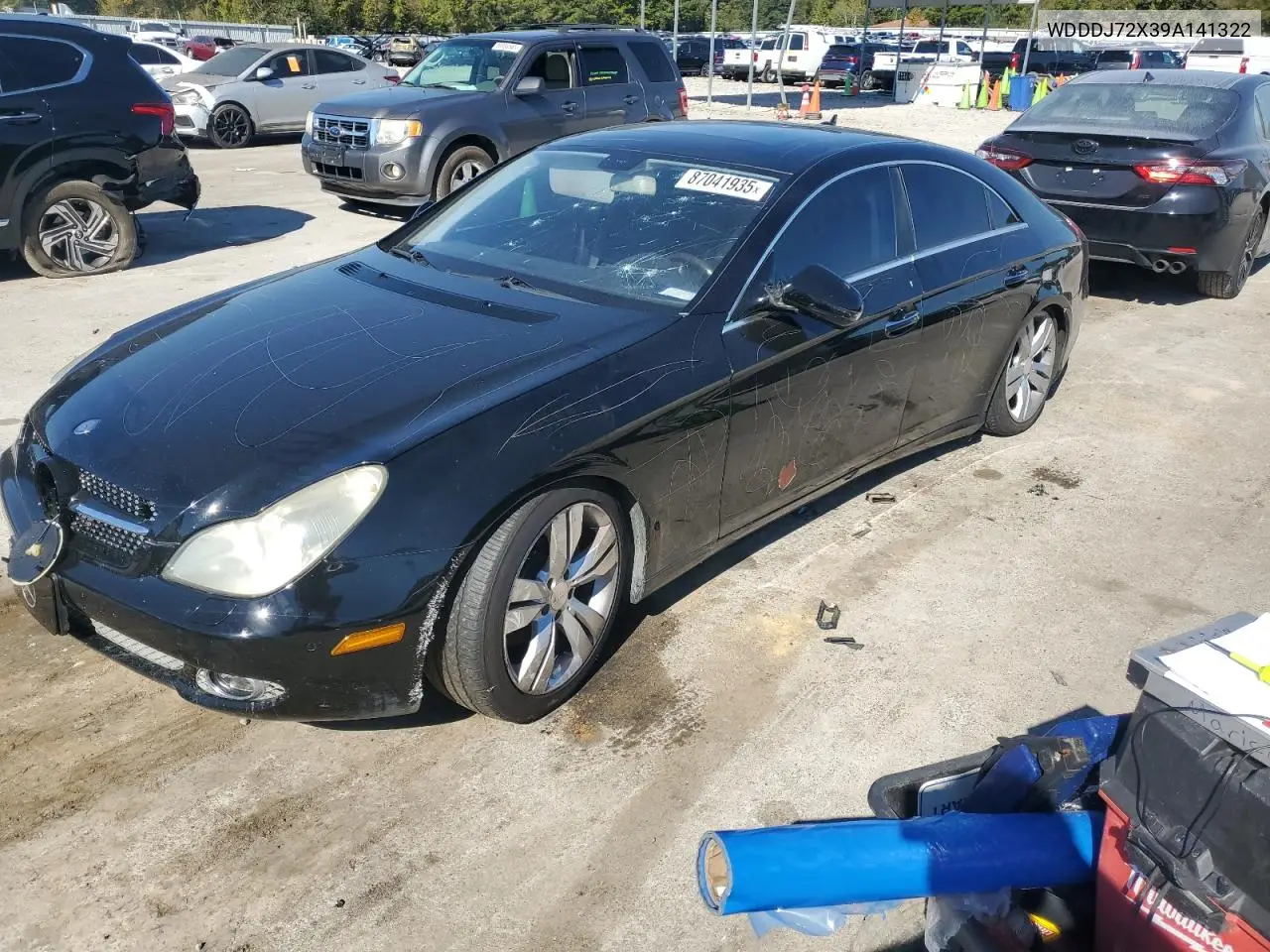 2009 Mercedes-Benz Cls 550 VIN: WDDDJ72X39A141322 Lot: 87041935