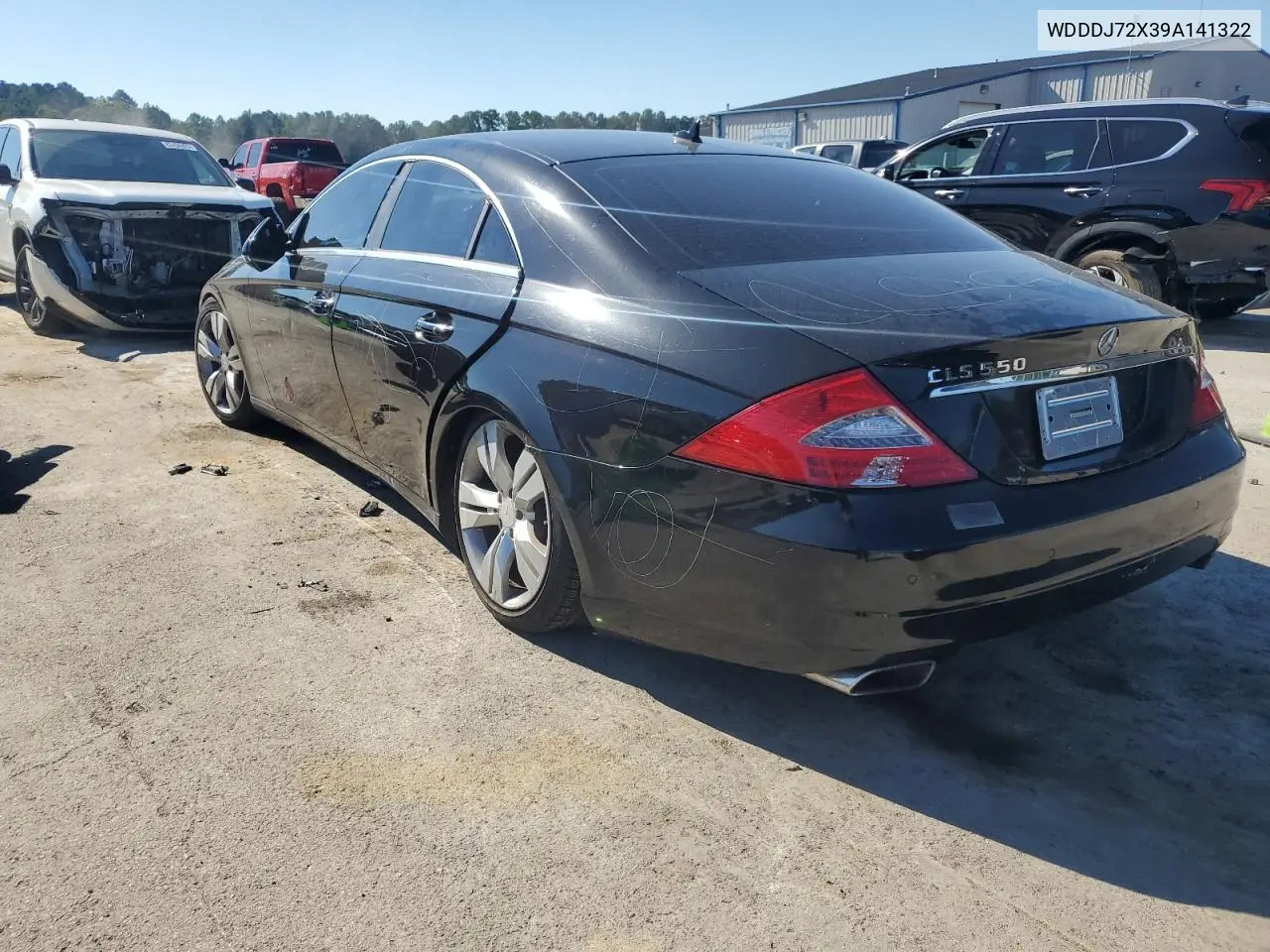 2009 Mercedes-Benz Cls 550 VIN: WDDDJ72X39A141322 Lot: 87041935