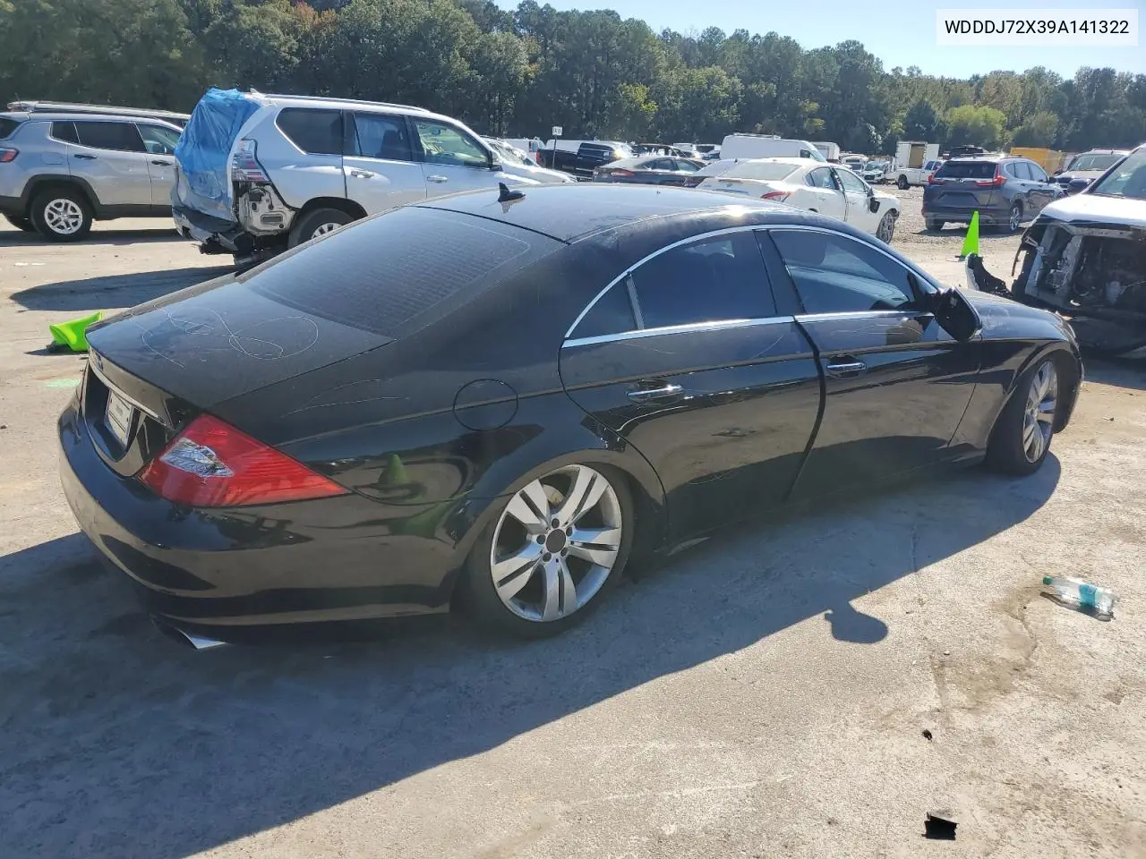 2009 Mercedes-Benz Cls 550 VIN: WDDDJ72X39A141322 Lot: 87041935
