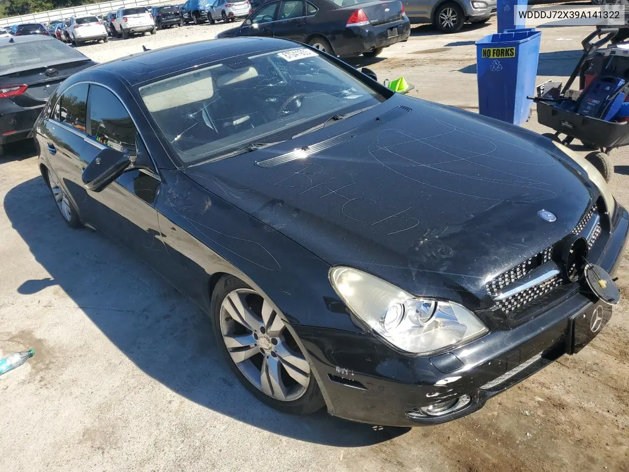 2009 Mercedes-Benz Cls 550 VIN: WDDDJ72X39A141322 Lot: 87041935