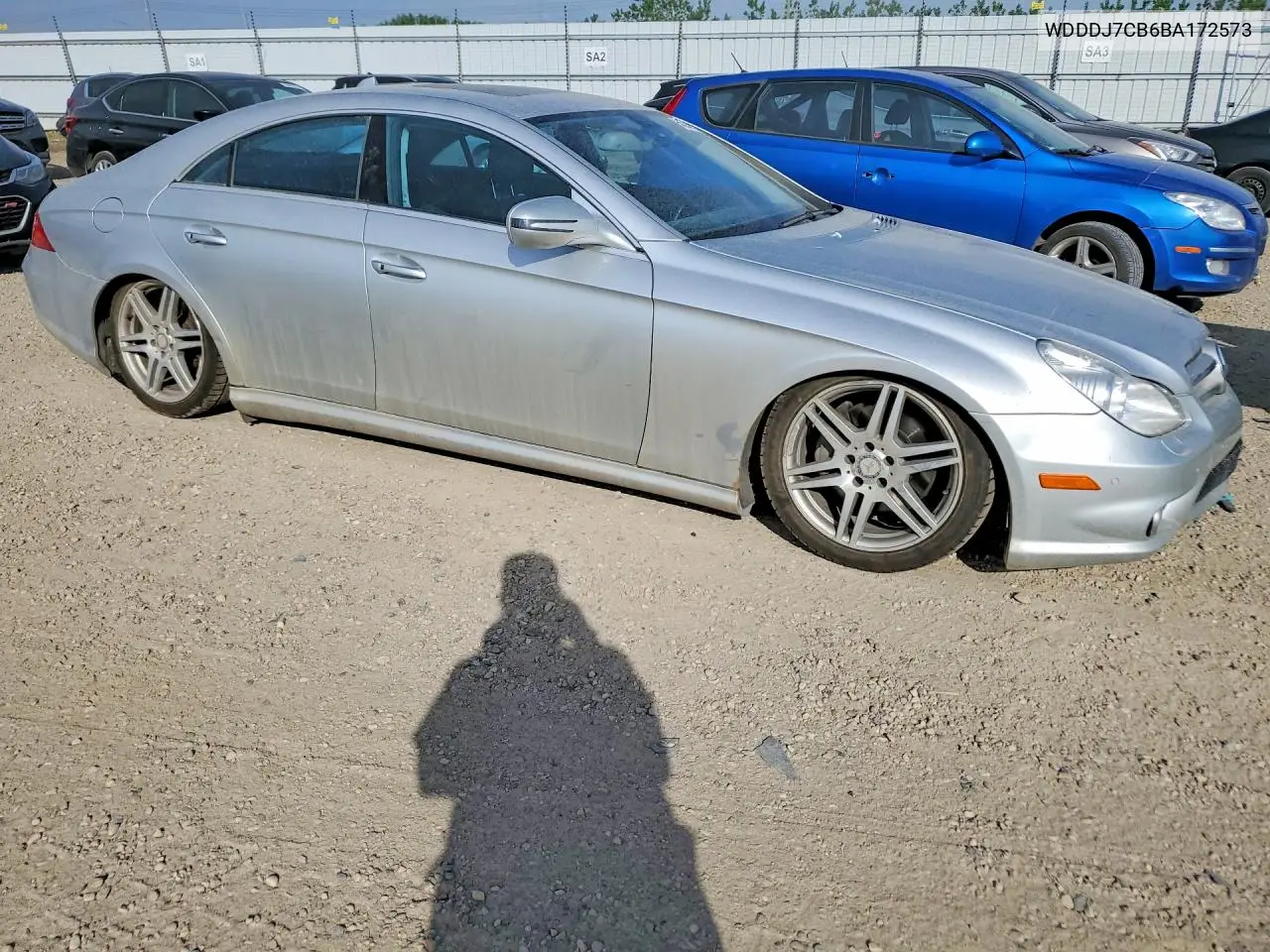 2011 Mercedes-Benz Cls 550 VIN: WDDDJ7CB6BA172573 Lot: 54554956