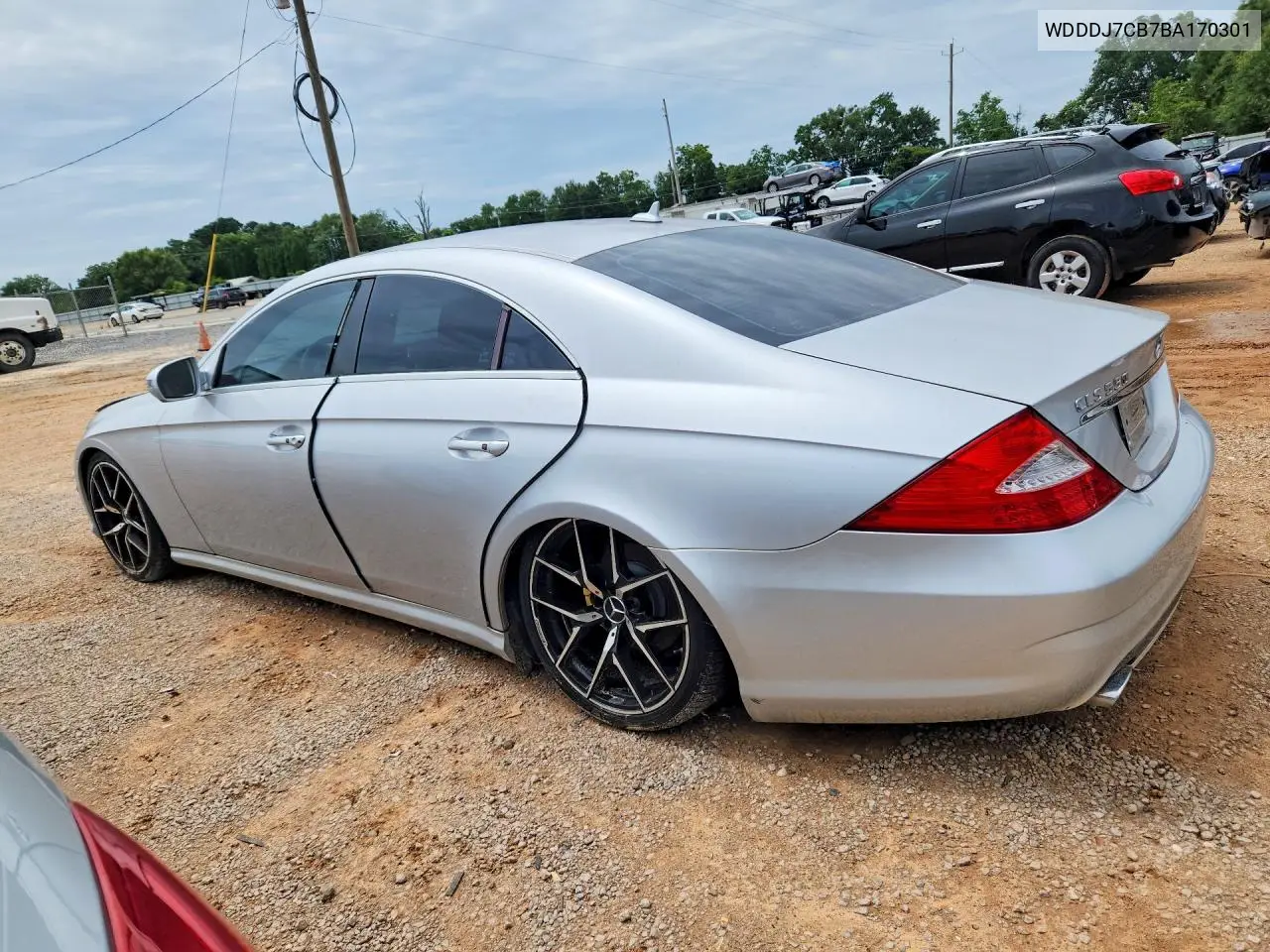 2011 Mercedes-Benz Cls 550 VIN: WDDDJ7CB7BA170301 Lot: 56954466