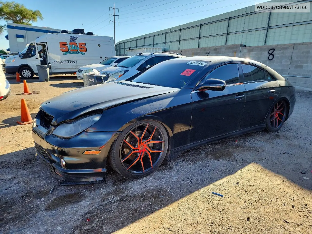 2011 Mercedes-Benz Cls 550 VIN: WDDDJ7CB9BA173166 Lot: 58628816