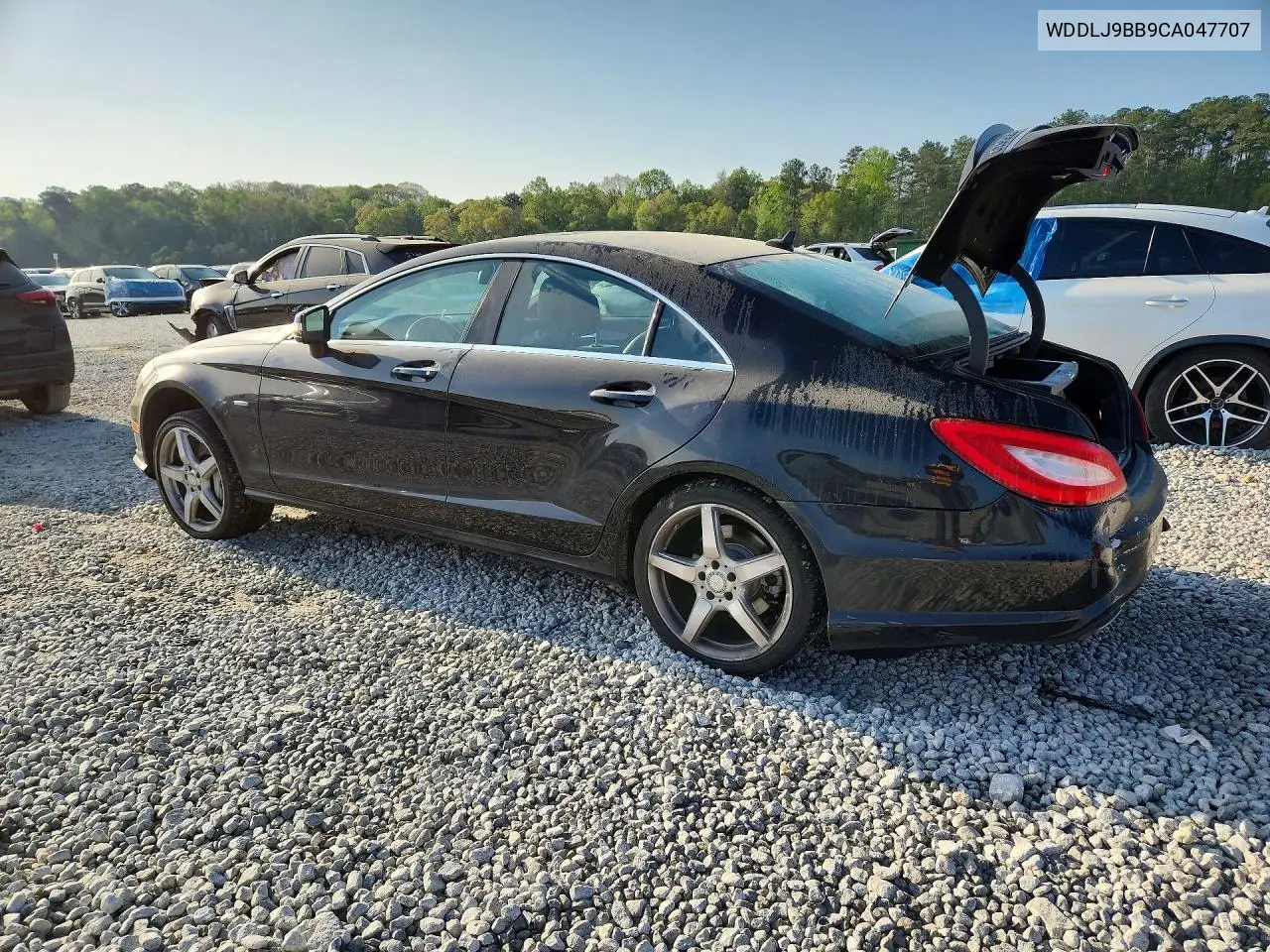 2012 Mercedes-Benz Cls 550 4Matic VIN: WDDLJ9BB9CA047707 Lot: 48056086